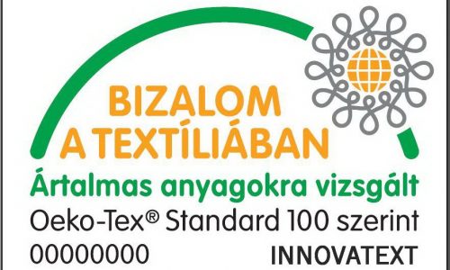 OEKO-TEX_Standard_100_magyar_nyelvű_emblémája