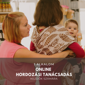 1 alkalom online hordozási tanácsadás kezdők számára