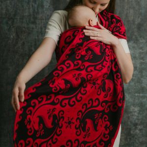 Karikás kendő - Csodaszarvas "Parázs"