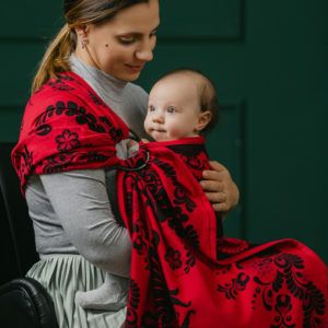 Karikás kendő - Őrző Angyal "Parázs"