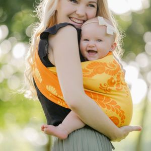 Karikás kendő - Őrző Angyal "Napraforgó"